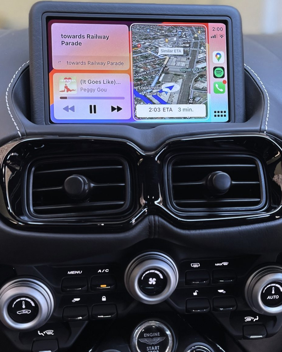 Boîtier CarPlay & Android Auto Sans Fil pour Aston Martin Vantage (2018-2024) - Compatible Écran d\'Origine