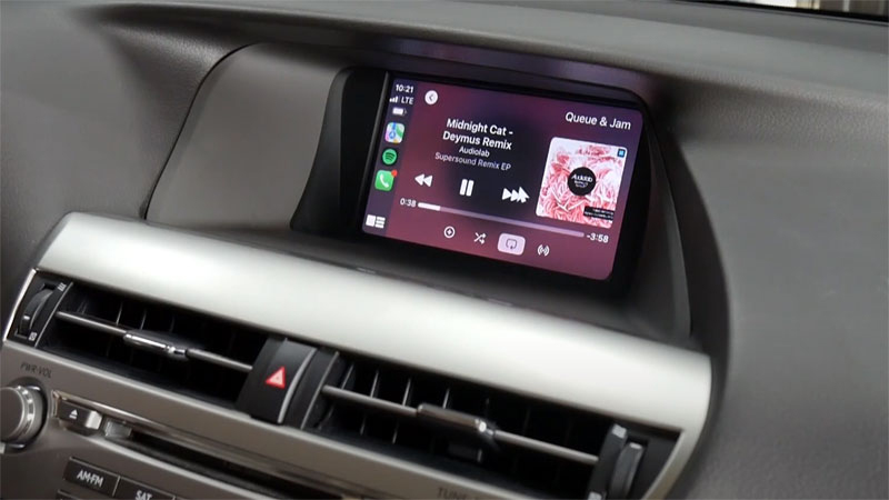 Boîtier CarPlay & Android Auto Sans Fil RX 350, RX 450h (hybride) de 2014 à 2015 - Compatible Écran d\'Origine