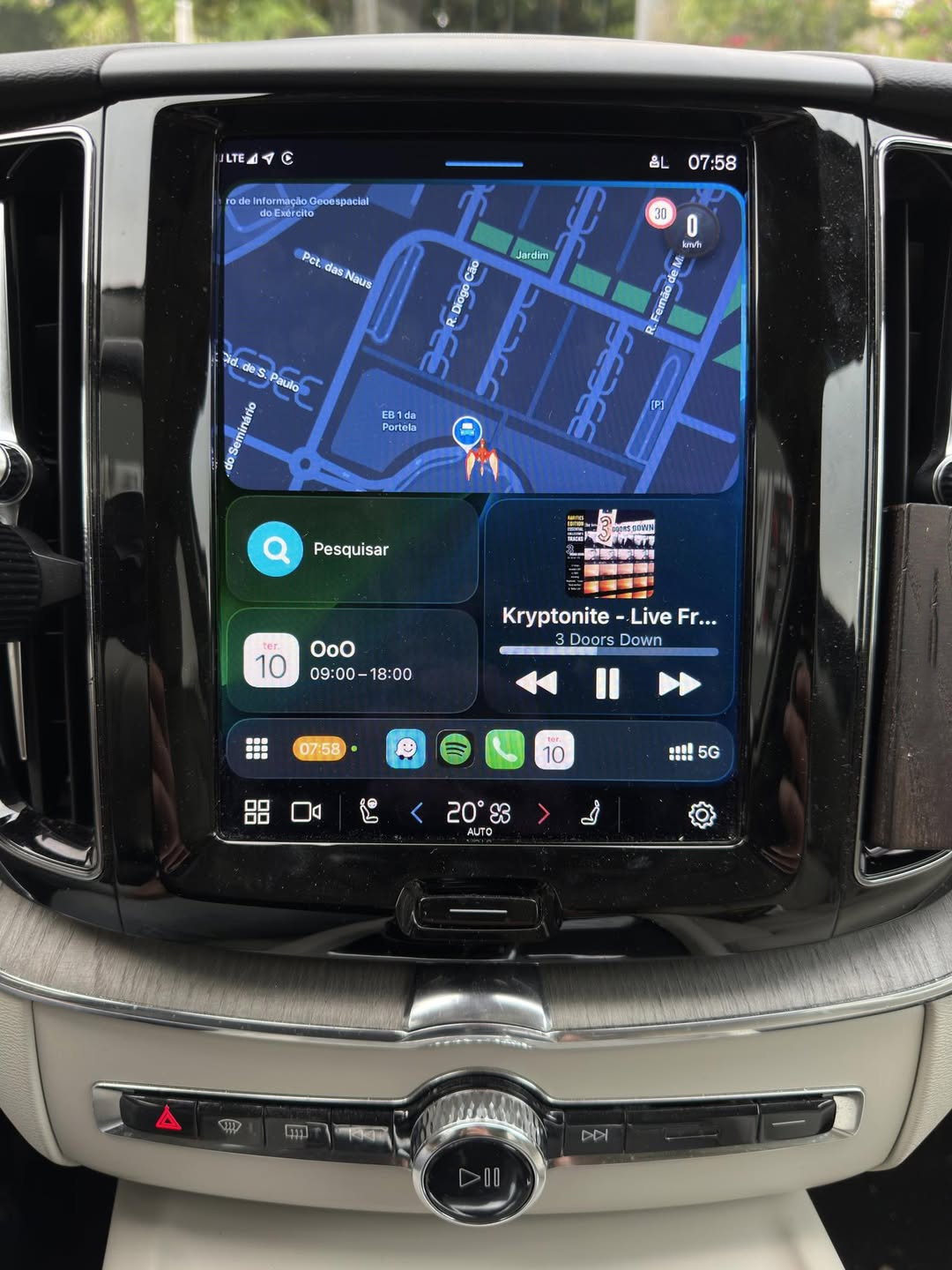 Boîtier CarPlay & Android Auto Sans Fil pour Volvo S60, V60 et XC60 (2018-2022) - Compatible Écran d\'Origine