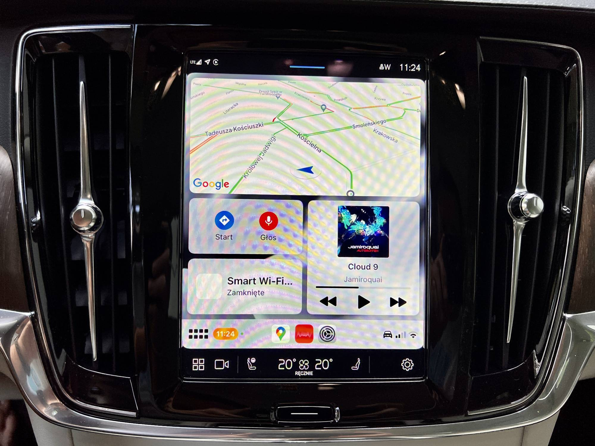 Boîtier CarPlay & Android Auto Sans Fil pour Volvo S90 et V90 (2018-2022) - Compatible Écran d\'Origine