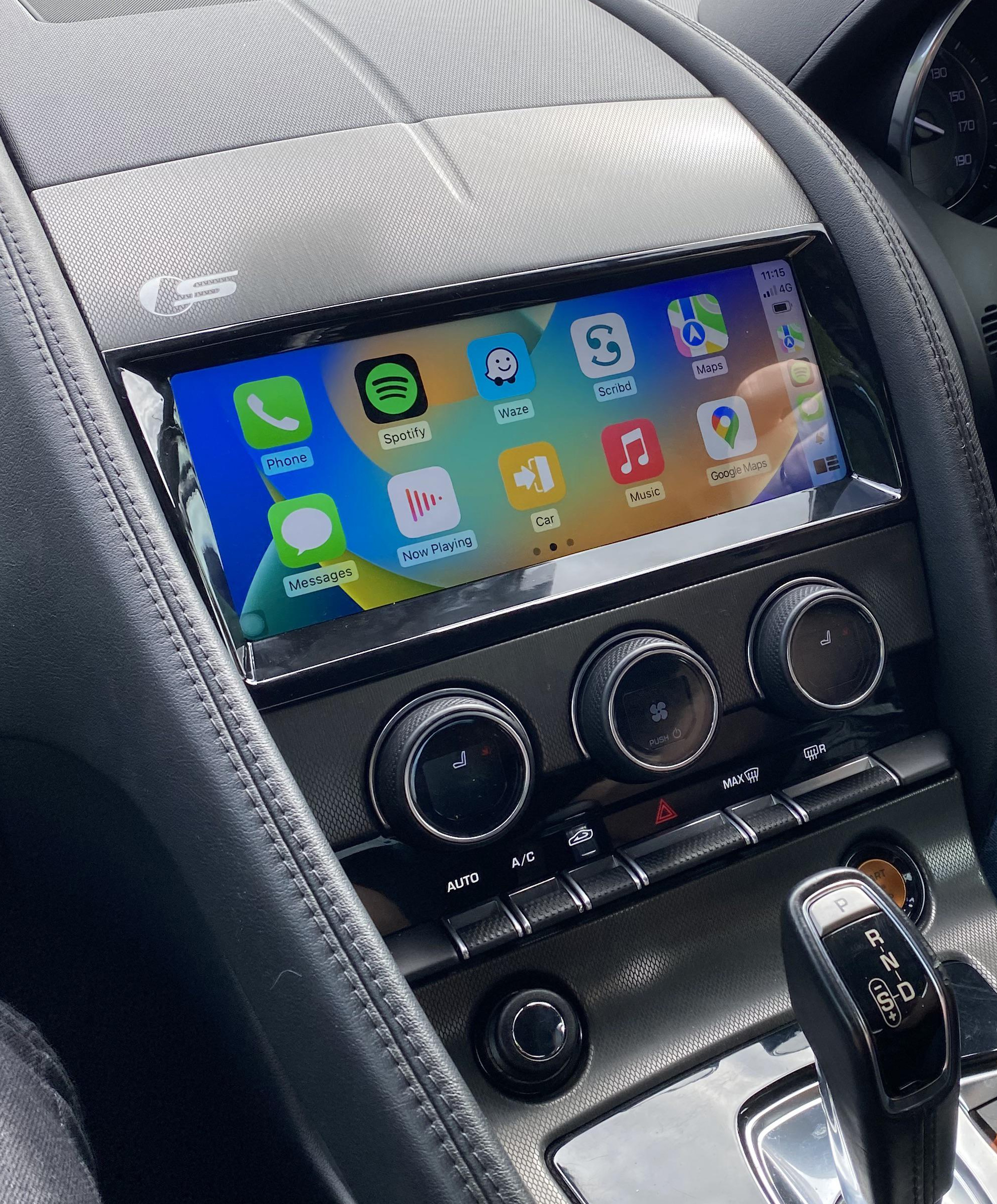 Boîtier CarPlay & Android Auto Sans Fil pour Jaguar F-Type (2018-2024) - Compatible Écran 10 pouces d\'Origine