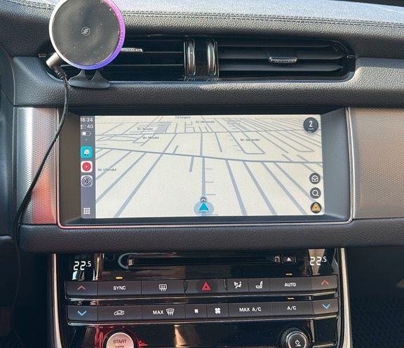 Boîtier CarPlay & Android Auto Sans Fil pour Jaguar XF (2016-2020) - Compatible Écran 10 pouces d\'Origine