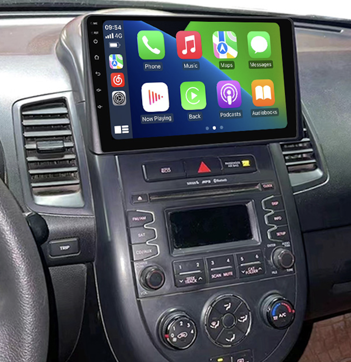Autoradio Carplay GPS écran tactile QLED Android Auto Kia Soul de 2011 à 2014
