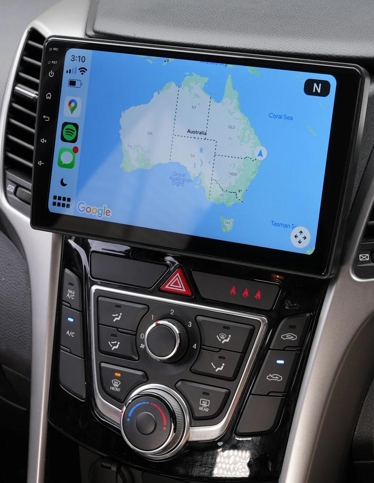 Autoradio Carplay GPS écran tactile QLED Android Auto Hyundai i30 de 2011 à 2017