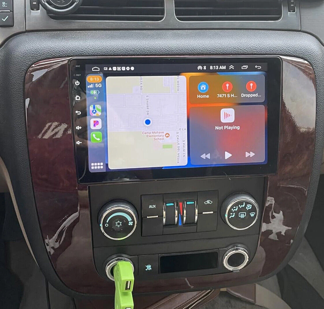 Autoradio Carplay GPS écran tactile QLED Android Auto Chevrolet Tahoe et Suburban de 2007 à 2014