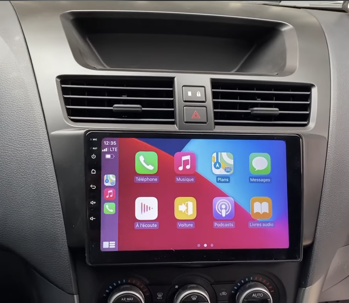 Autoradio Carplay GPS écran tactile QLED Android Auto Mazda BT-50 de 2012 à 2020