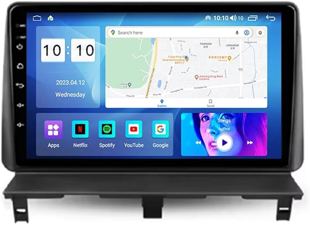 Autoradio Carplay GPS écran tactile QLED Android Auto Peugeot Partner de 2002 à 2008