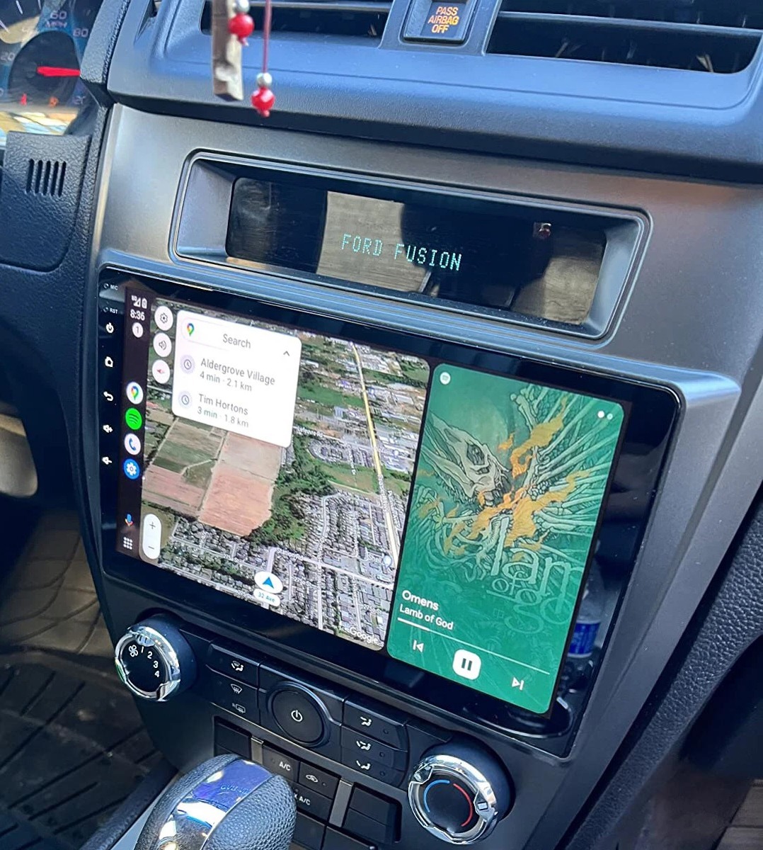 Autoradio Carplay GPS écran tactile QLED Android Auto Ford Fusion de 2009 à 2012