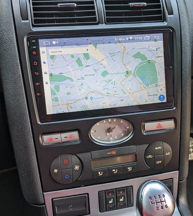 Autoradio Carplay GPS écran tactile QLED Android Auto Ford Mondeo de 2000 à 2007