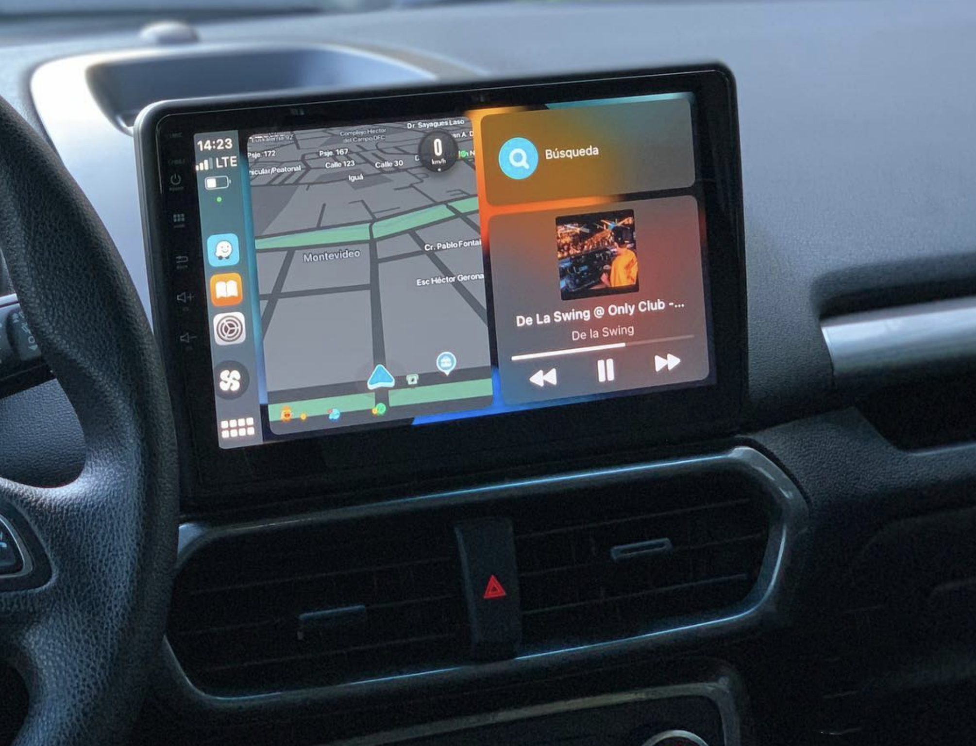Autoradio Carplay GPS écran tactile QLED Android Auto Ford Ecosport de 2017 à 2023