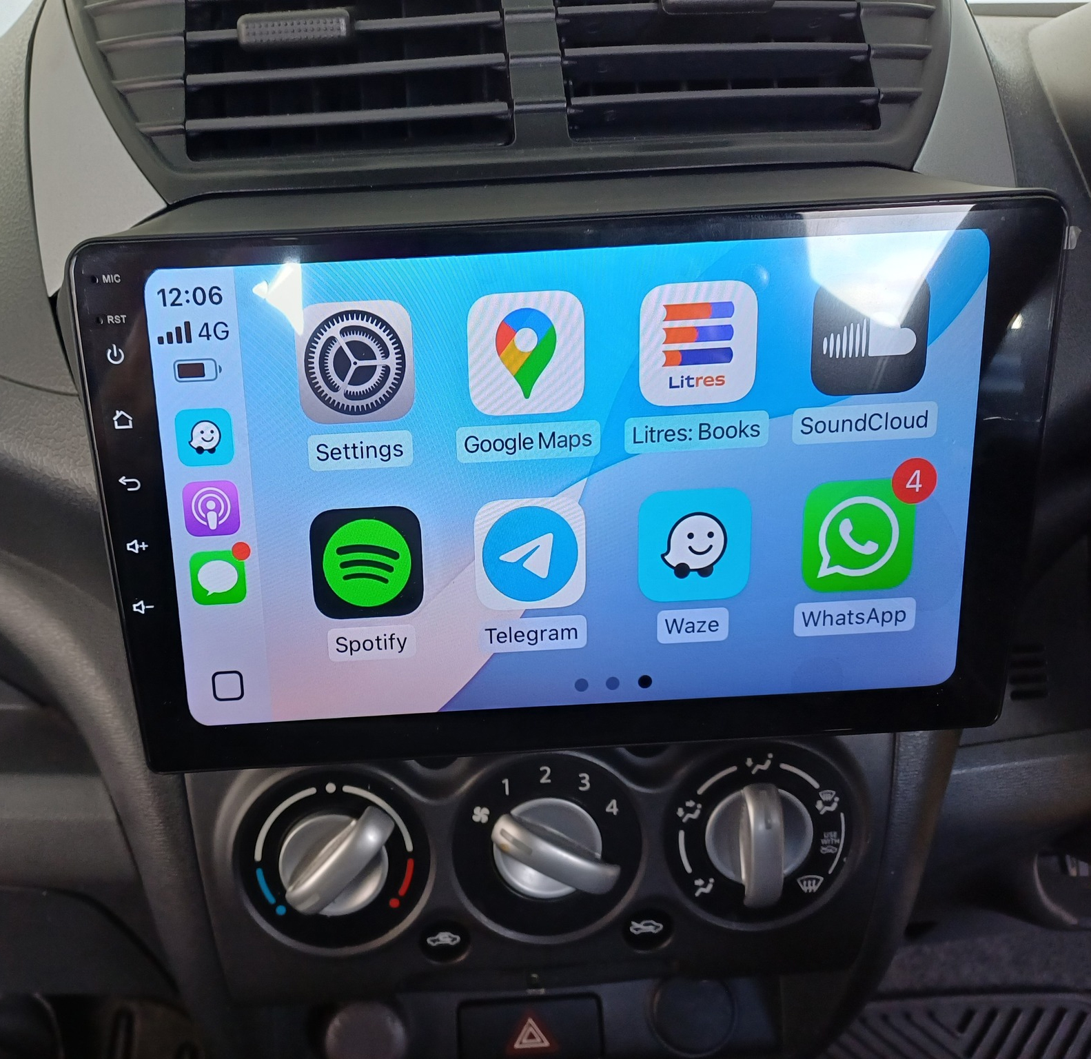 Autoradio Carplay GPS écran tactile QLED Android Auto Suzuki Alto de 2009 à 2014