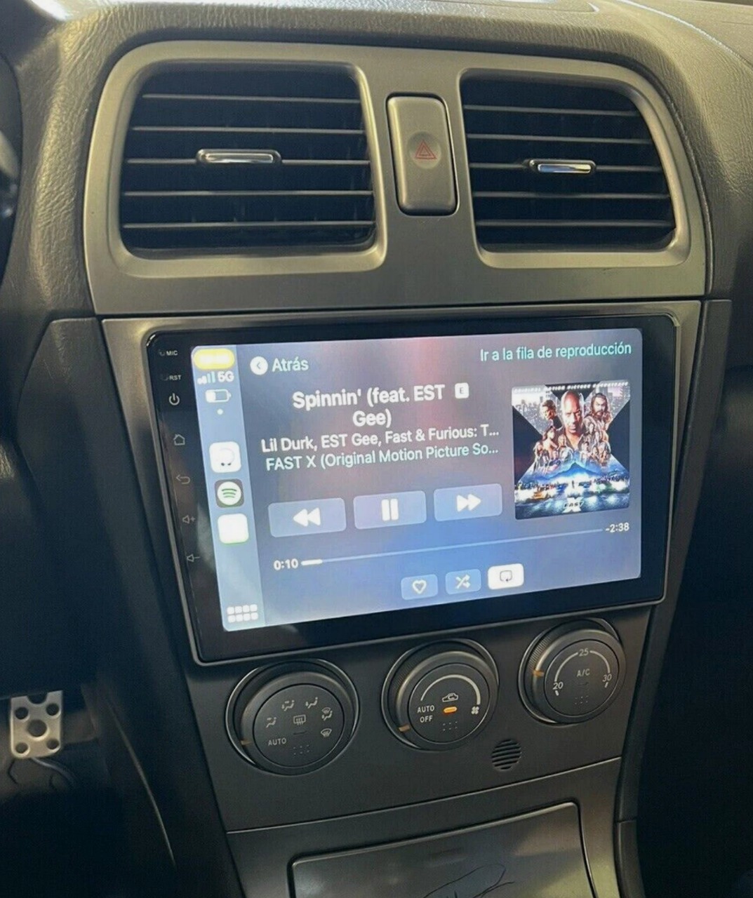 Autoradio Carplay GPS écran tactile QLED Android Auto Subaru Impreza de 2002 à 2007