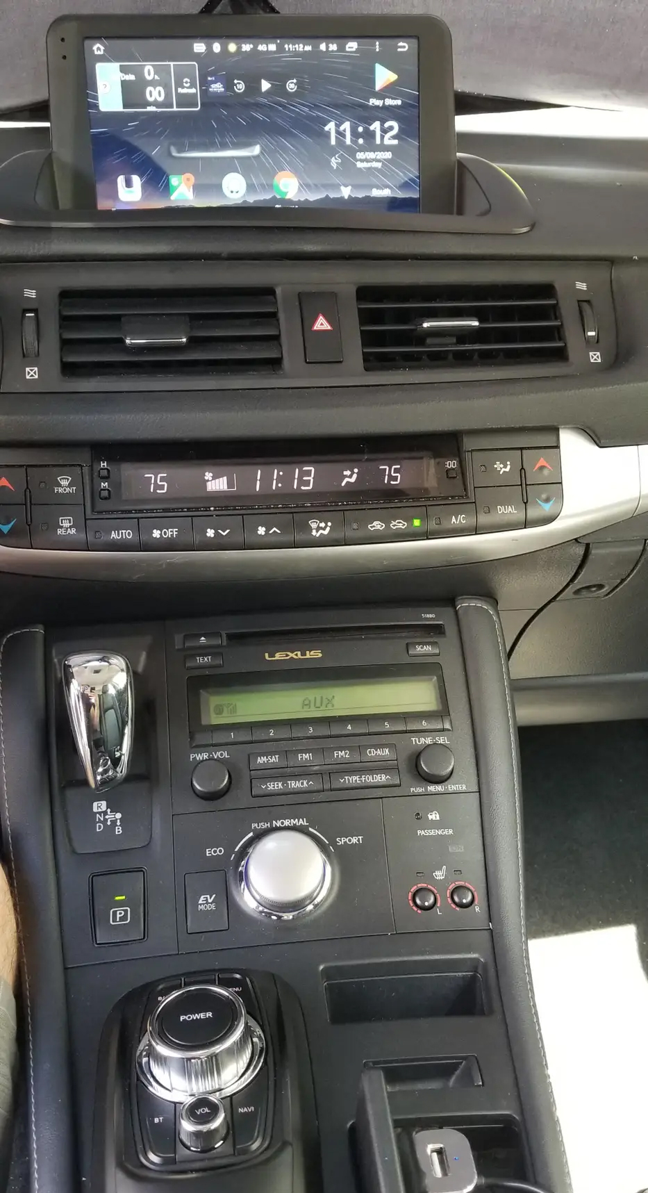 Autoradio Carplay GPS écran tactile QLED Android Auto Lexus CT200 de 2010 à 2018