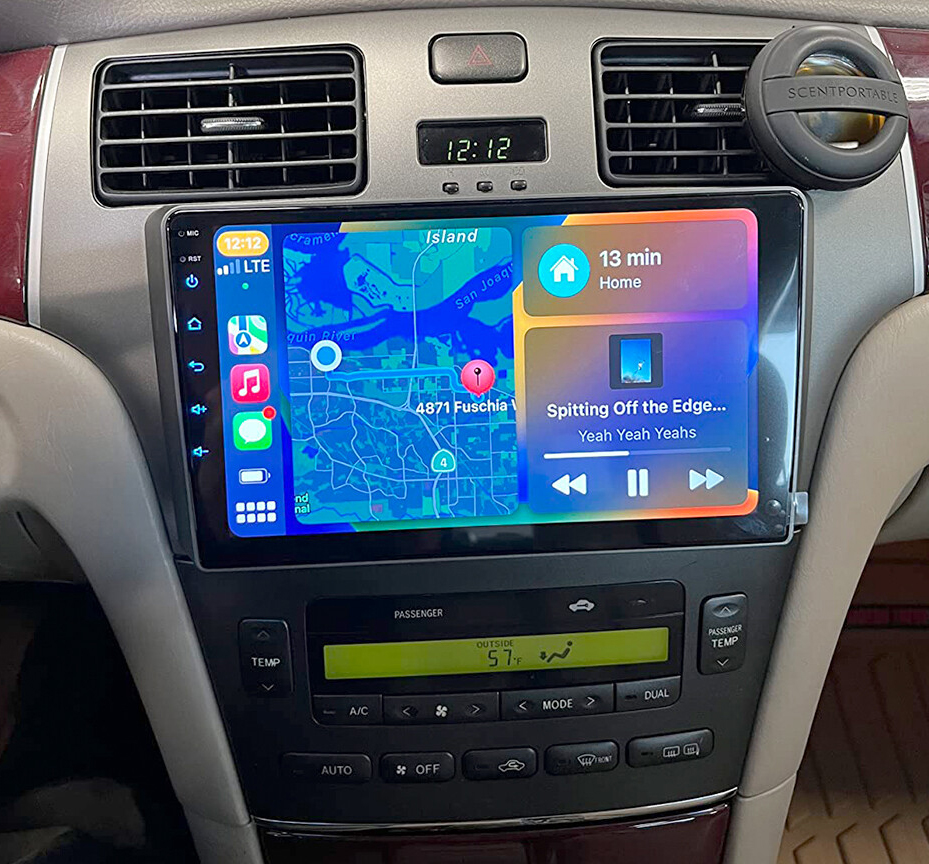 Autoradio Carplay GPS écran tactile QLED Android Auto Lexus ES250 de 2001 à 2006