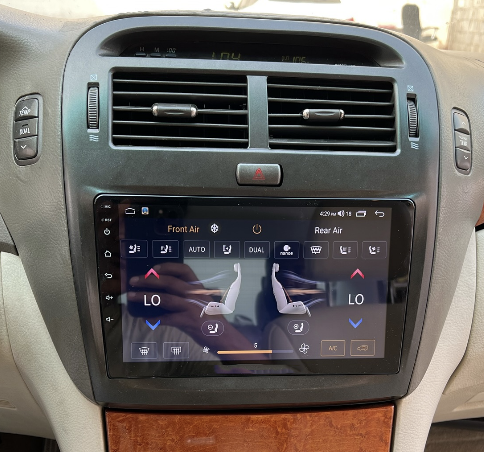 Autoradio Carplay GPS écran tactile QLED Android Auto Lexus LS 430 de 2000 à 2006