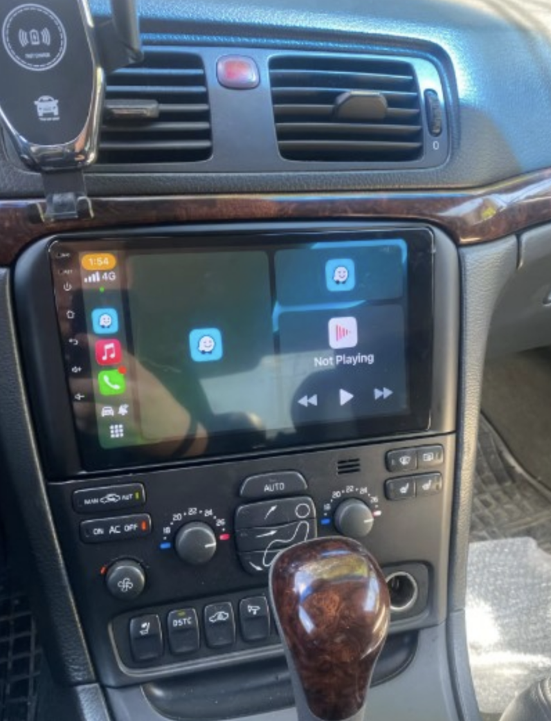 Autoradio Carplay GPS écran tactile QLED Android Auto Volvo S80 de 1998 à 2006