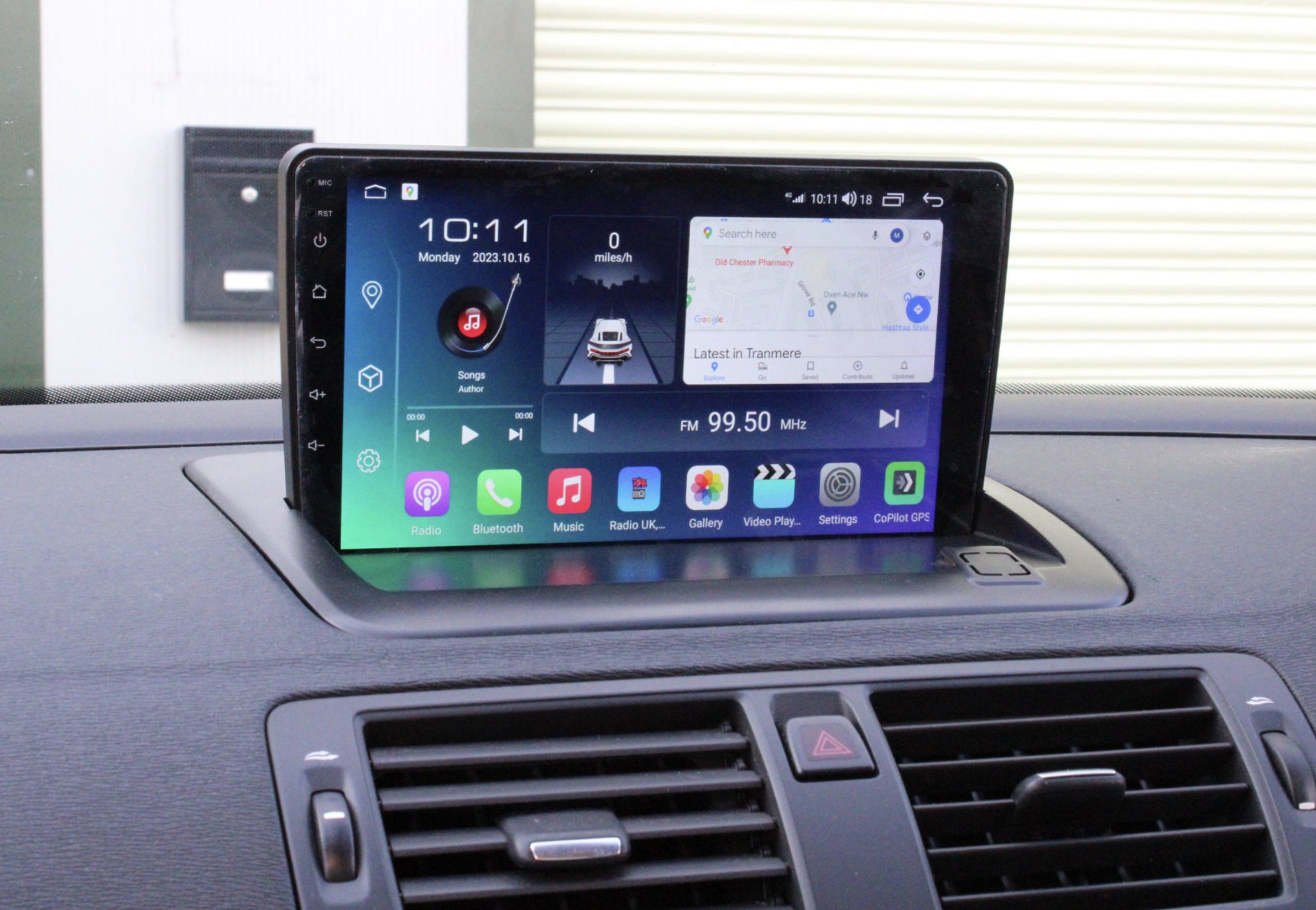 Ecran tactile Android avec Apple Carplay sans fil Volvo S40/V50 de 2004-2012 et C30/C70 de 2006-2013