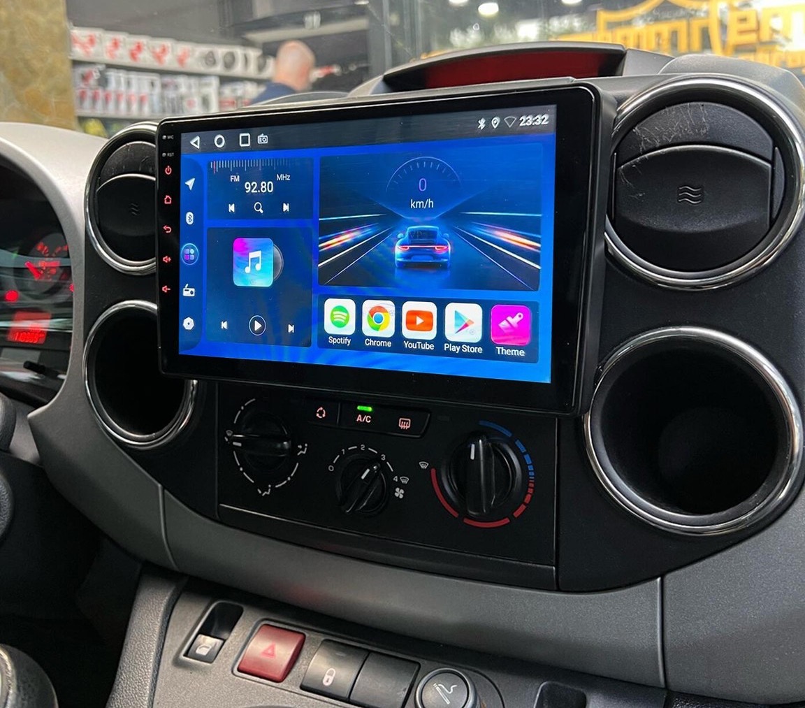 Autoradio Carplay GPS écran tactile QLED Android Auto Citroën Berlingo de 2008 à 2015