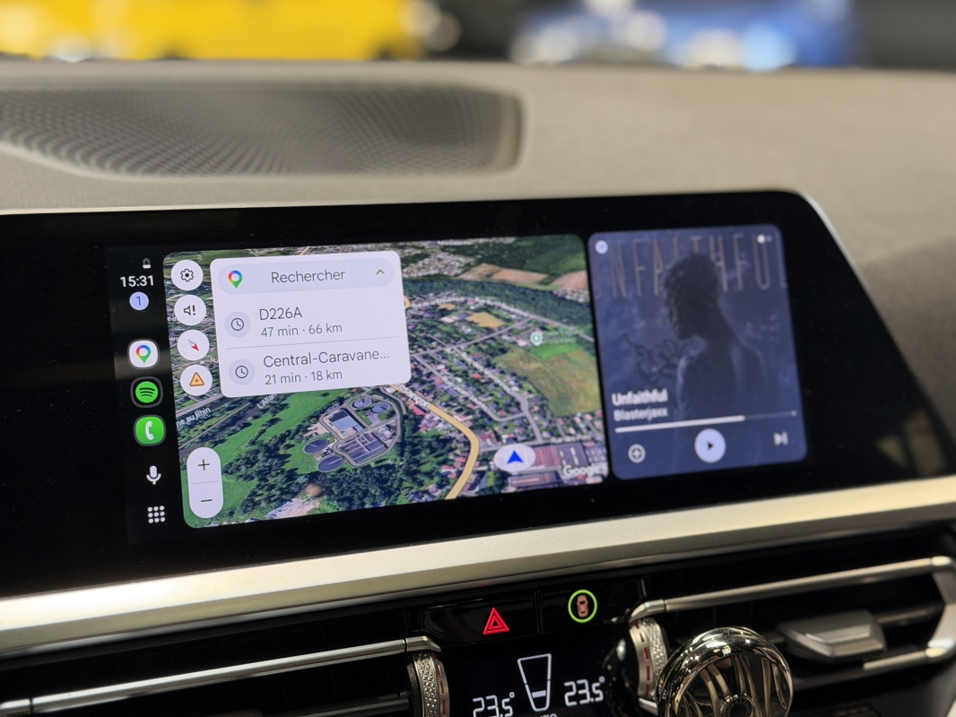 Boîtier CarPlay & Android Auto Sans Fil pour BMW Série 2 G42 (2021-2026) - Compatible Écran d\'Origine