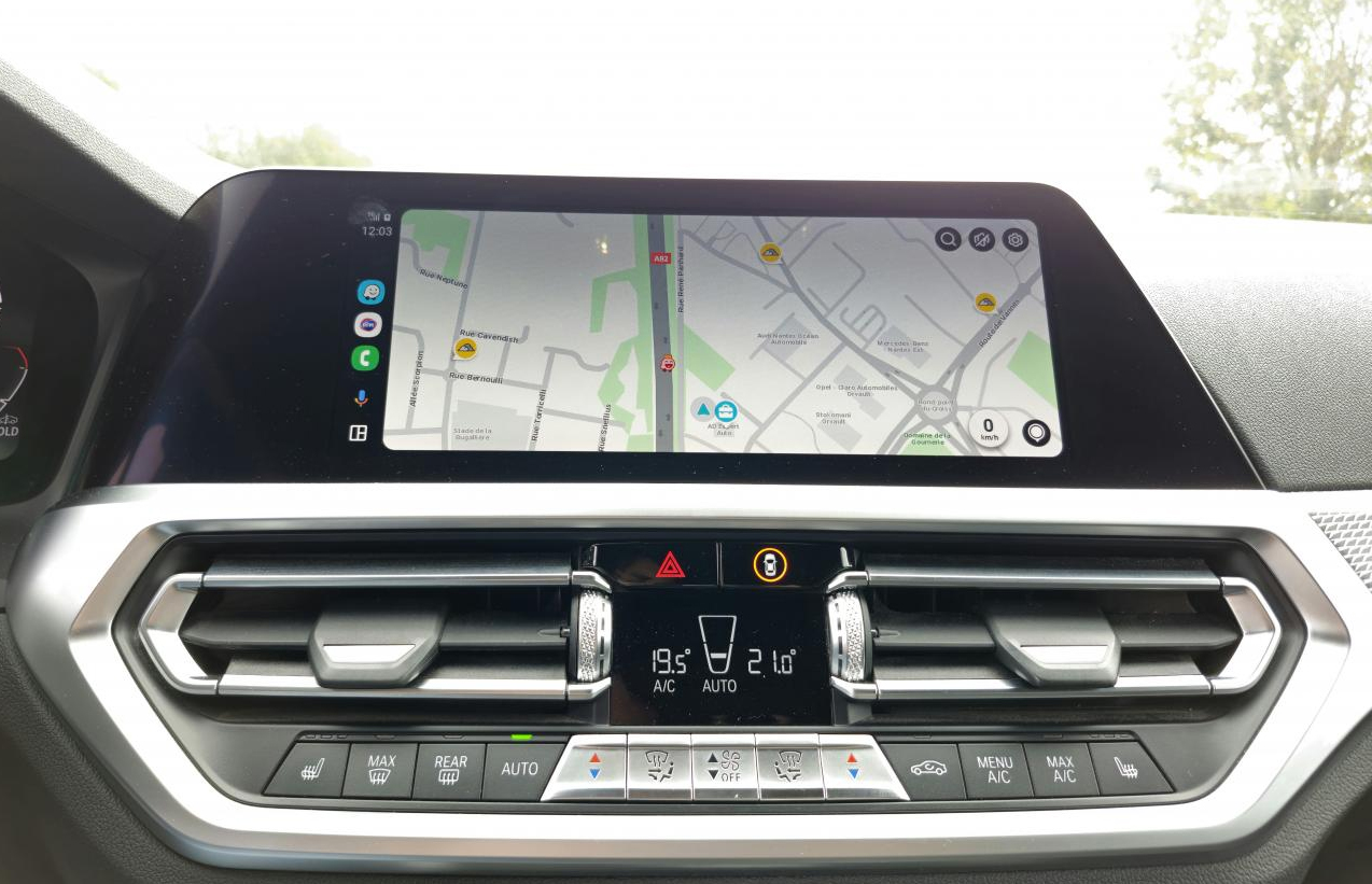 Boîtier CarPlay & Android Auto Sans Fil pour BMW Série 3 G20 G21 G23, M3 G80 et Série 4 G22 (2019-2024) - Compatible Écran d\'Origine