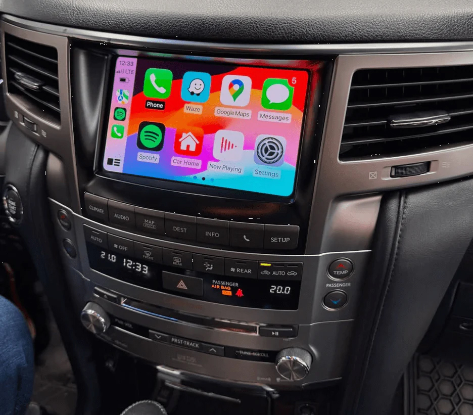 Boîtier CarPlay & Android Auto Sans Fil Lexus LX570 2008-2015 - Compatible Écran d\'Origine