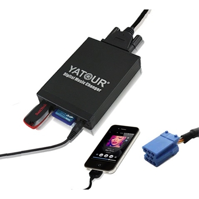 Interface Usb Mp3 iPod Auxiliaire (Bluetooth) Renault (8pin) - Clio, Kangoo, Megane, Scenic, Laguna, Espace, Trafic, Twingo, Modus, Velsatis, Avantime