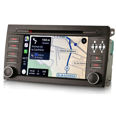 Autoradio tactile GPS Android 10.0 et Apple Carplay Porsche Cayenne de 2003 à 2010