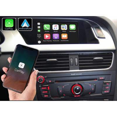 Système Apple Carplay sans fil et Android Auto pour Audi A4 et Audi A5 de 2008 à 2016