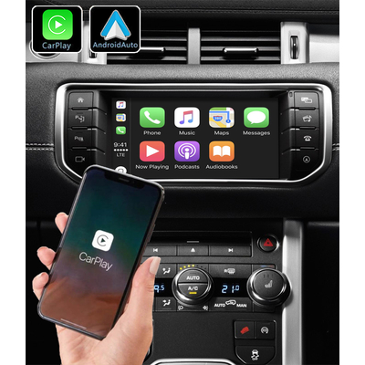 Système Apple Carplay sans fil et Android Auto pour Range Rover Evoque de 2011 à 2018