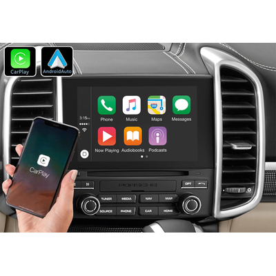 Système Apple Carplay sans fil et Android Auto pour Porsche Cayenne de 2010 à 2017