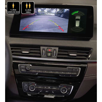 Interface Multimédia vidéo pour caméra compatible BMW X1 F48 depuis 2016 et BMW X2 F39 depuis 2018