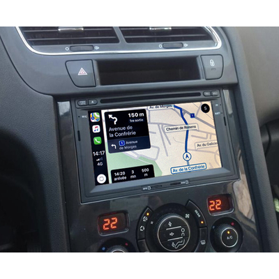 Autoradio tactile GPS Android 12.0 et Bluetooth Peugeot 3008 et Peugeot 5008 de 2009 à 2016