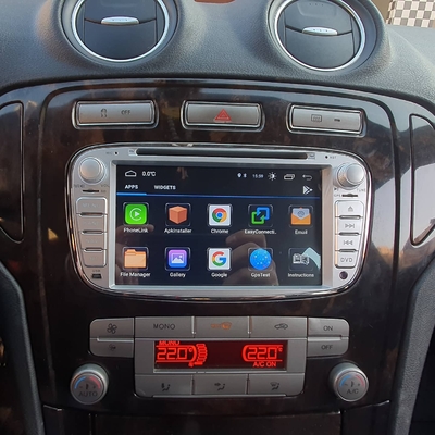 Autoradio tactile GPS Android 12.0 et Apple Carplay Ford Focus, C-Max, S-Max Galaxy et Mondeo