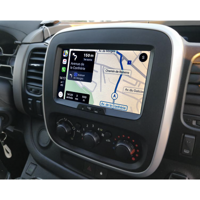 Autoradio tactile GPS Android 13.0 et Apple Carplay Renault Captur, Trafic, Master de 2014 à 2019