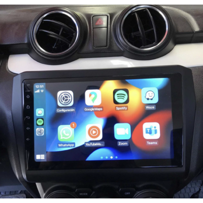 Ecran tactile QLED GPS Apple Carplay et Android Auto sans fil Suzuki Swift depuis 2017