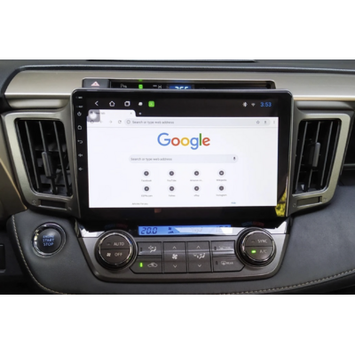 Ecran tactile QLED GPS Apple Carplay et Android Auto sans fil Toyota RAV4 de 2013 à 2018