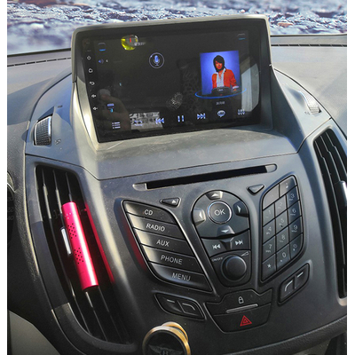 Ecran tactile QLED GPS Apple Carplay et Android Auto sans fil Ford Kuga et Ford C-Max