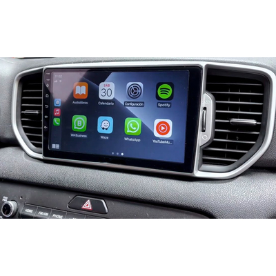Ecran tactile QLED GPS Apple Carplay et Android Auto sans fil Kia Sportage de 2016 à 2022