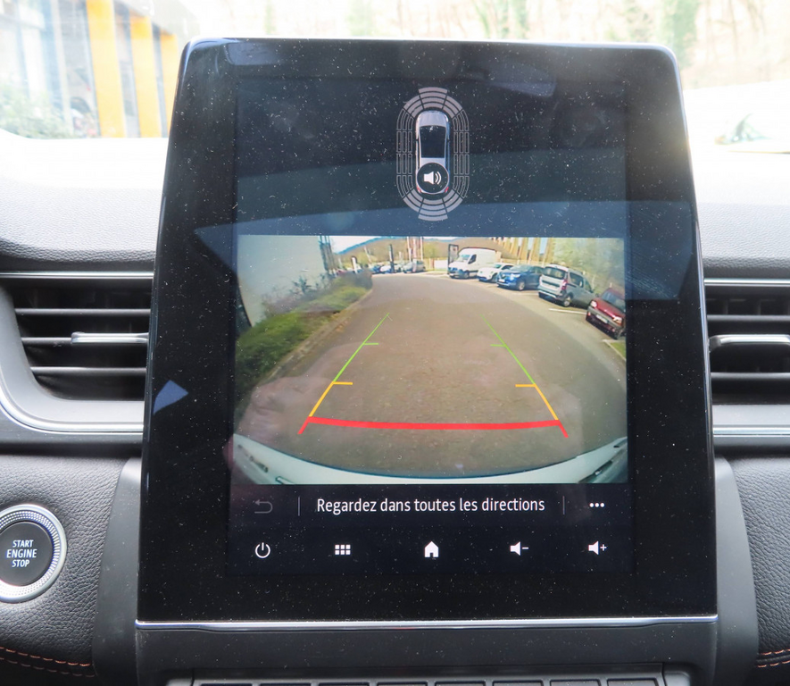 Interface Multimédia vidéo pour caméra compatible Renault Captur