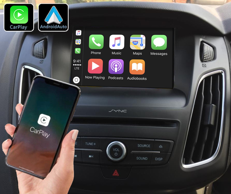 Système Apple Carplay sans fil et Android Auto pour Ford Focus