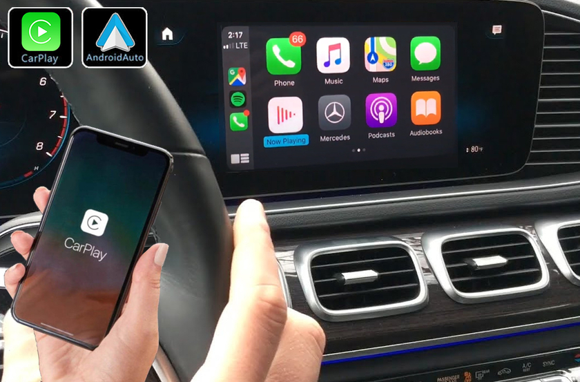 Système Apple Carplay sans fil et Android Auto Mercedes GLE GLS