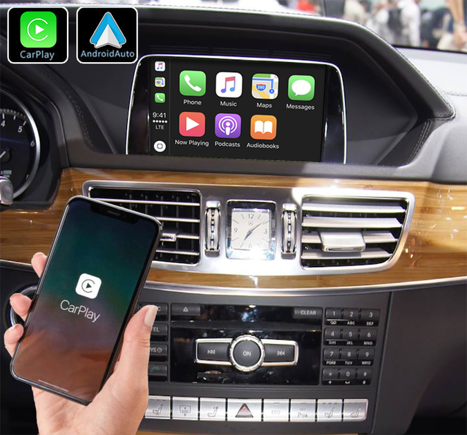 Système Apple Carplay sans fil et Android Auto Mercedes Classe E