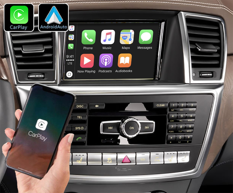 Système Apple Carplay sans fil et Android Auto Mercedes ML et GL