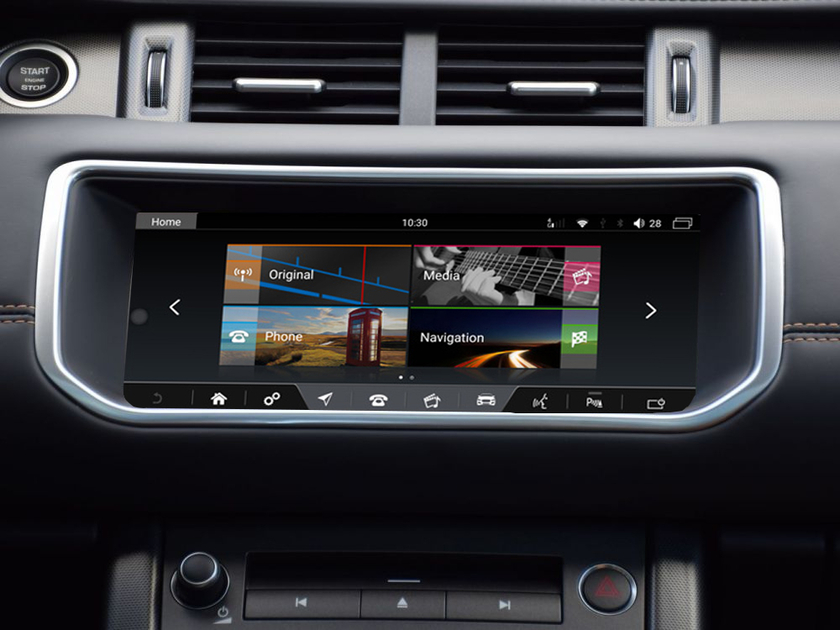 Autoradio tactile GPS Android et Apple Carplay Range Rover Evoque