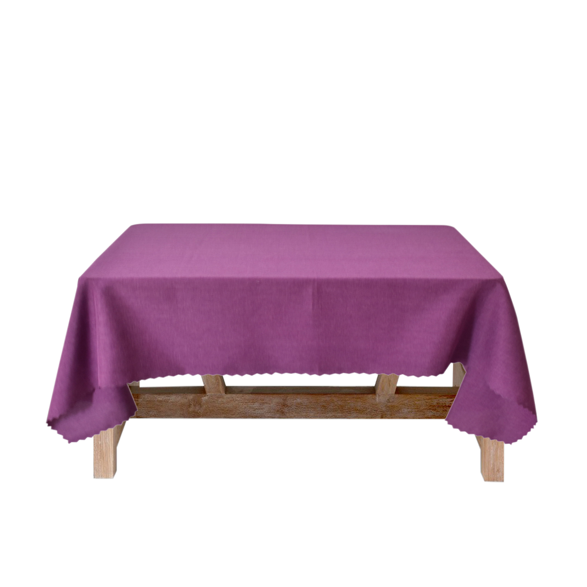 Nappe rectangulaire polyester effet lin haut de gamme trinity lila