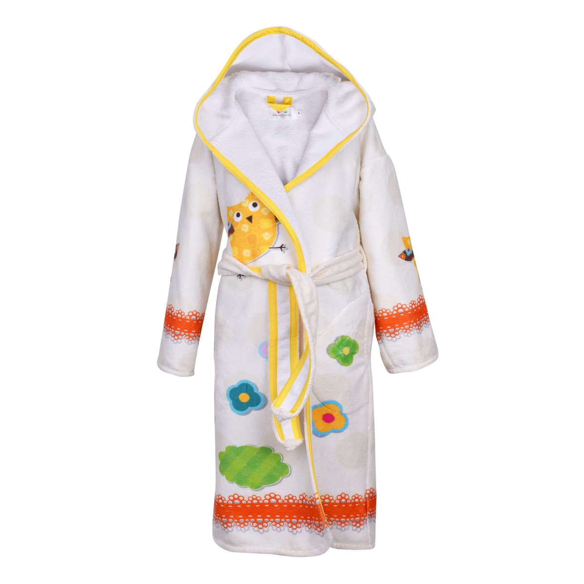 Peignoir enfant 100% coton imprimé Tortue