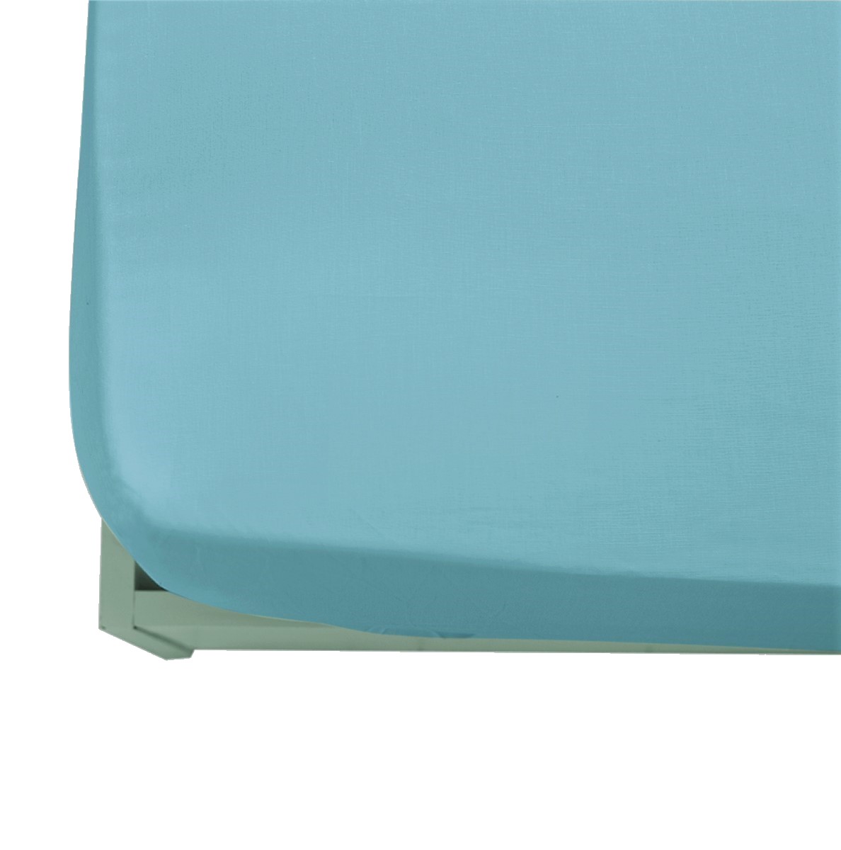 Drap housse coton renforce bleu 3