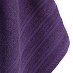 Serviette drap de bain 100% coton 450 g m² qualité Alex lila detail