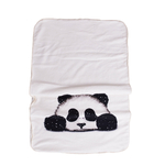 Plaid couverture polaire double face qualité sherpa panda