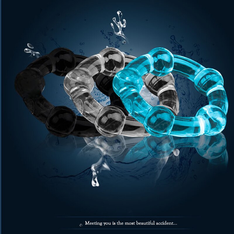 Bague-pour-hommes-collier-retardement-anneau-en-Silicone-coq-m-le-soleil-Fine-rection-anneau-jouets